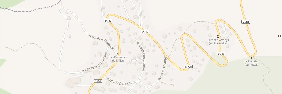 Plan du 120 Rte de Crêt Chanlon à Saint-Pancrace