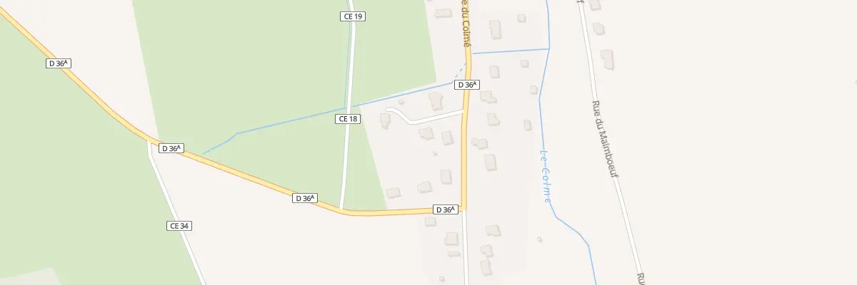 Plan du 404 Rue du Colmé à Évaux-et-Ménil