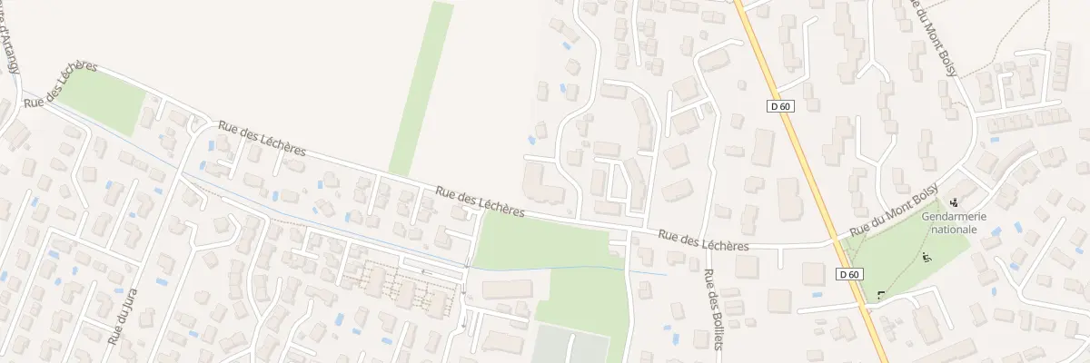 Plan du 16 Rue des Léchères à Douvaine
