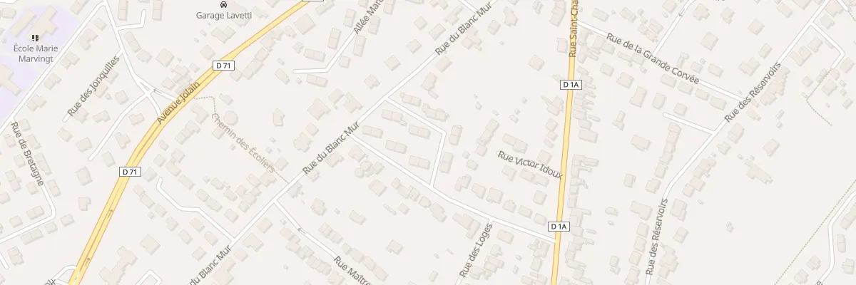 Plan du 61 Rue du Blanc Mur le Nid à Saint-Nicolas-de-Port