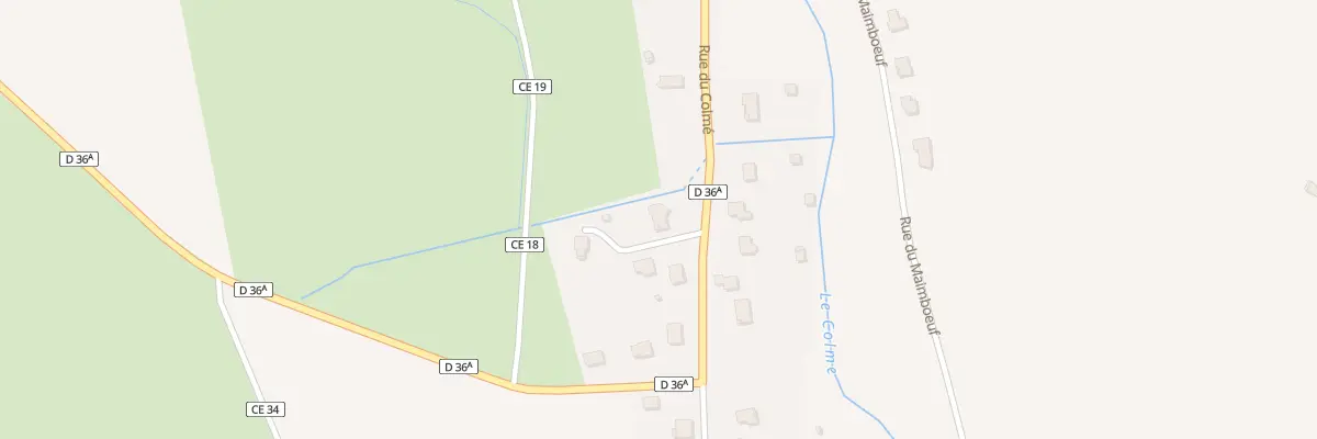 Plan du 384 Rue du Colmé à Évaux-et-Ménil
