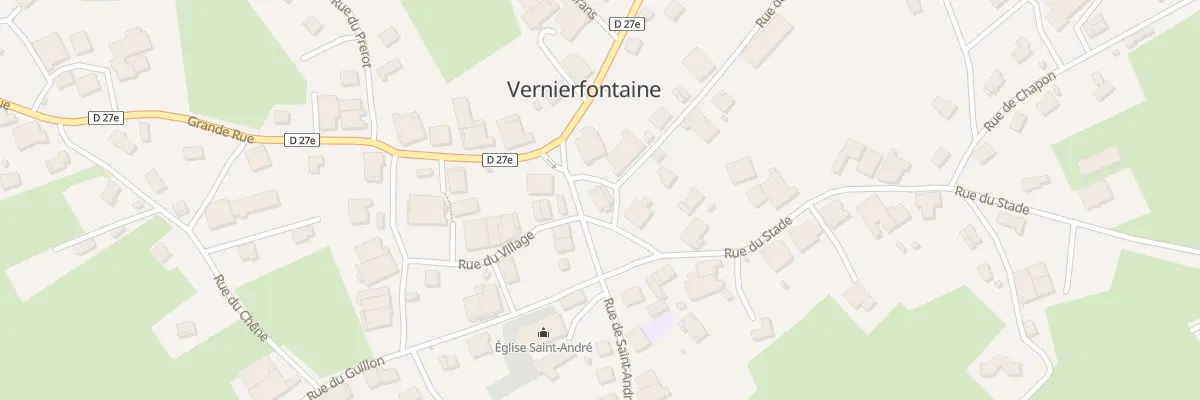 Plan du 30 Rue de l’Olympe à Vernierfontaine