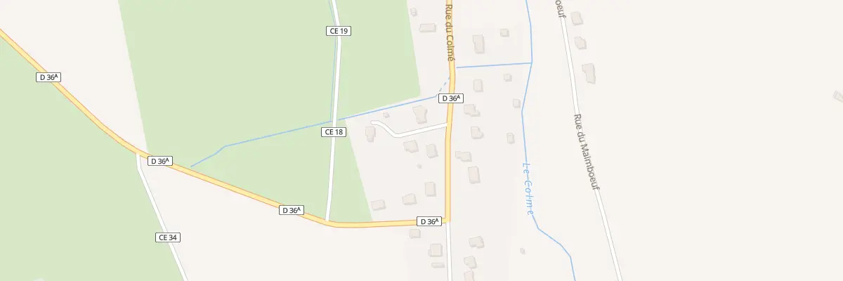 Plan du 430 Rue du Colmé à Évaux-et-Ménil