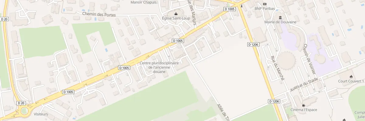 Plan du 4 All de Troches à Douvaine