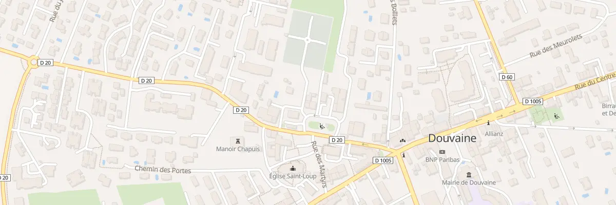 Plan du 2 Rue du Cimetière à Douvaine