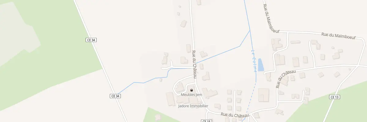 Plan du 156 Rue du Chateau à Évaux-et-Ménil