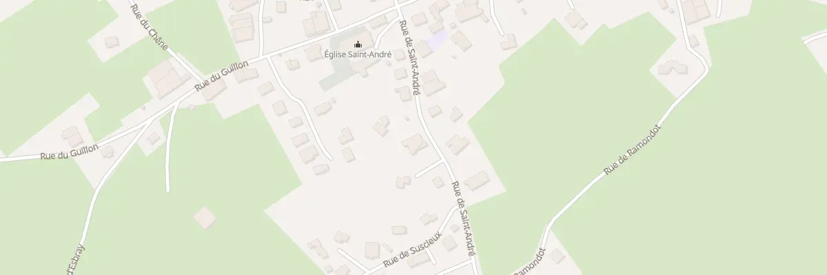 Plan du 8 Rue Saint André à Vernierfontaine