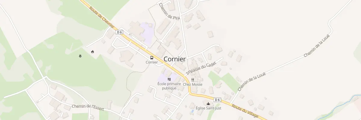 Plan du 2 Rte du Châtelet à Cornier