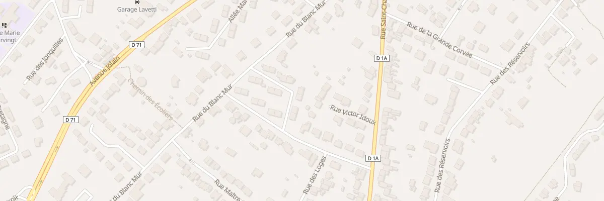 Plan du 58 Rue du Blanc Mur le Nid à Saint-Nicolas-de-Port