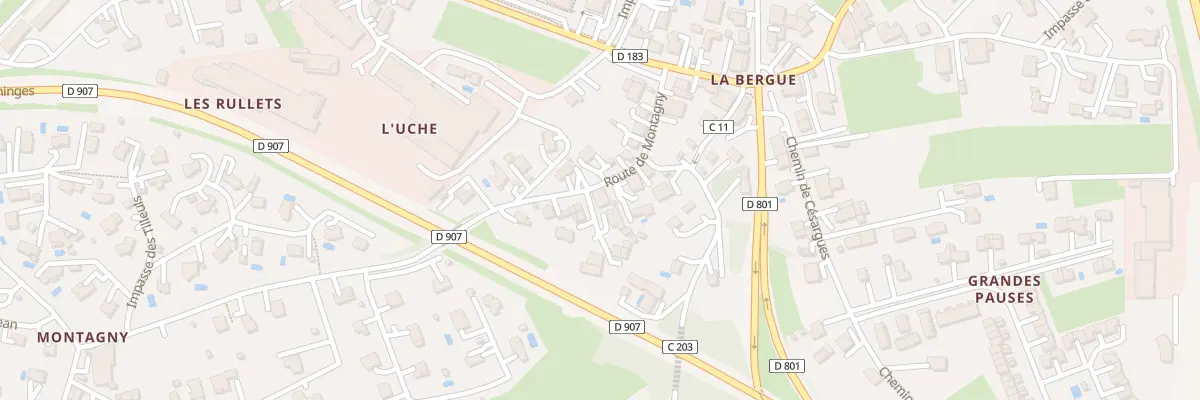 Plan du 129 Rte de Montagny à Cranves-Sales