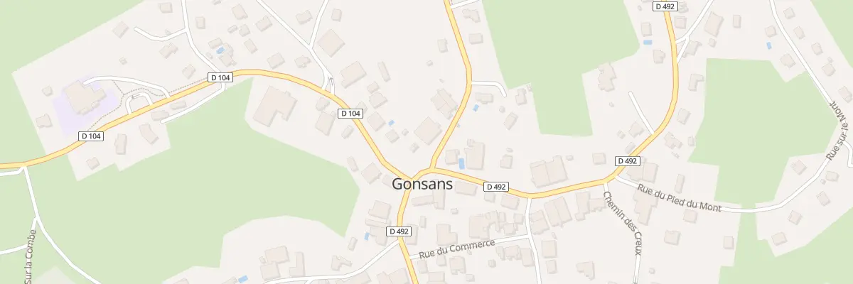 Plan du 1 Rte de Glamondans à Gonsans