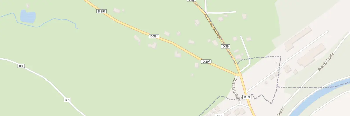 Plan du 28 Rue de la Gare à Dommartin-aux-Bois