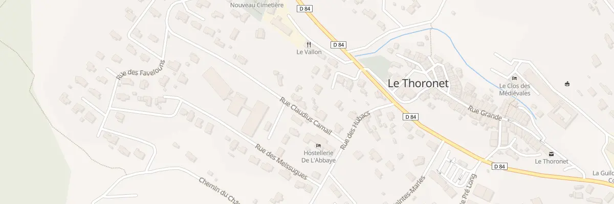 Plan du 82 Rue Claudius Camail au Thoronet