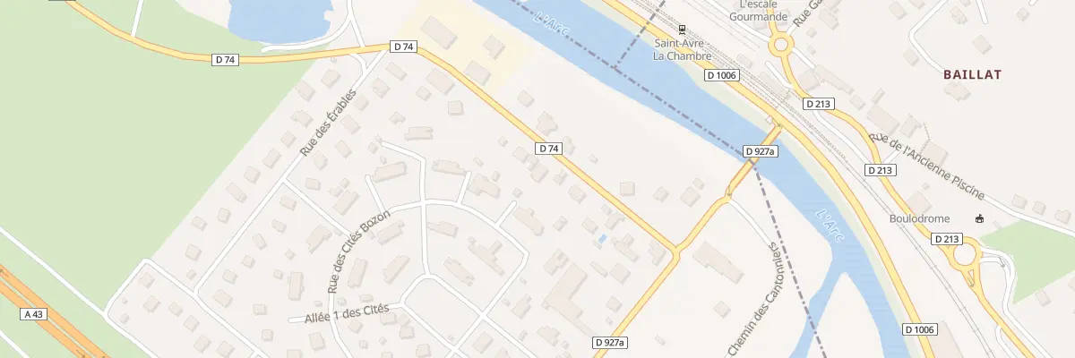 Plan du 143 Rte des Iles à Saint-Étienne-de-Cuines