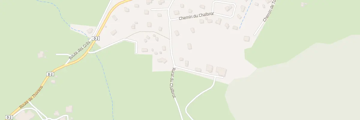 Plan du 289 Che du Chalbrot à La Roche-sur-Foron
