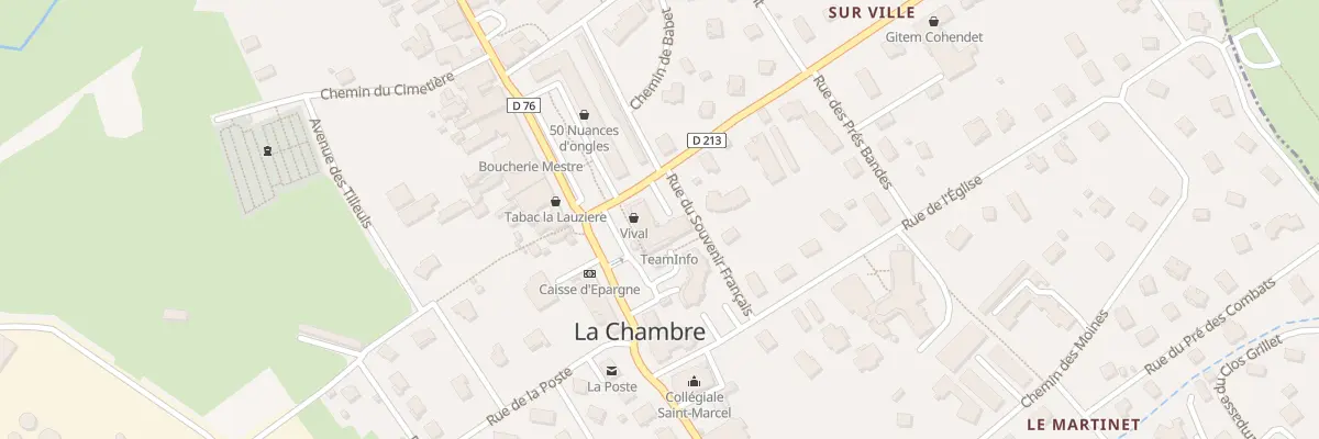 Plan du 66 Rte de Saint-Martin à La Chambre