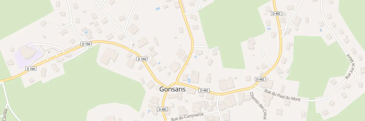 Plan du 3 Rte de Glamondans à Gonsans