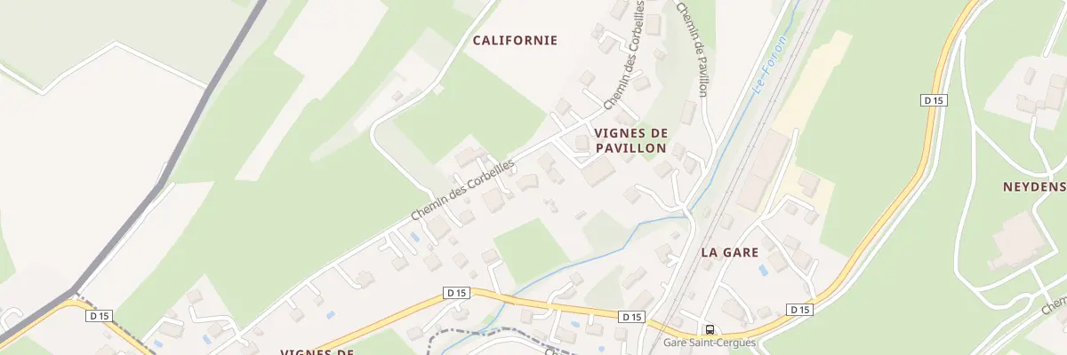 Plan du 354 Che des Corbeilles à Saint-Cergues
