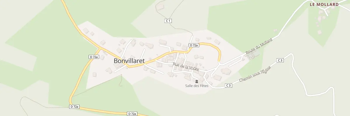 Plan du 5040 Bonvillaret à Bonvillaret