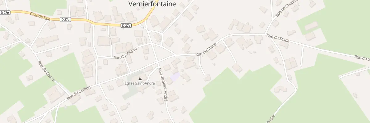 Plan du 2 Rue du Stade à Vernierfontaine