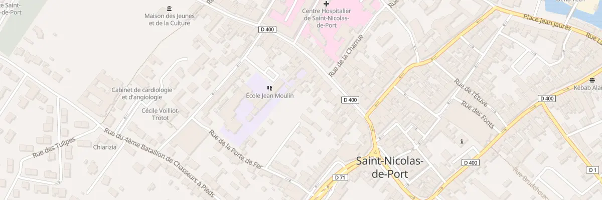 Plan du 23 Rue Charles Courtois à Saint-Nicolas-de-Port
