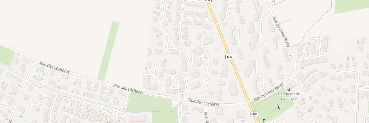 Plan du 14 Rue des Léchères à Douvaine
