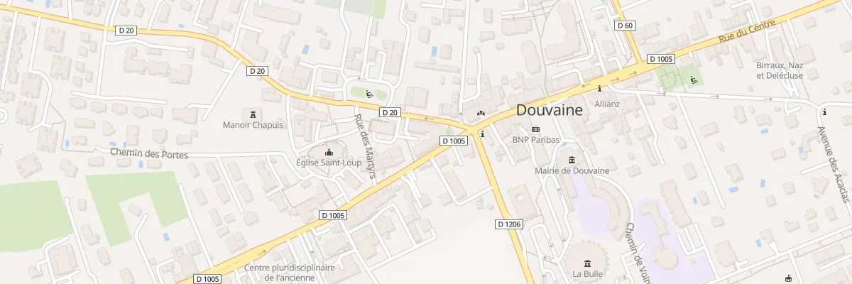 Plan du 6 Av de Genève à Douvaine
