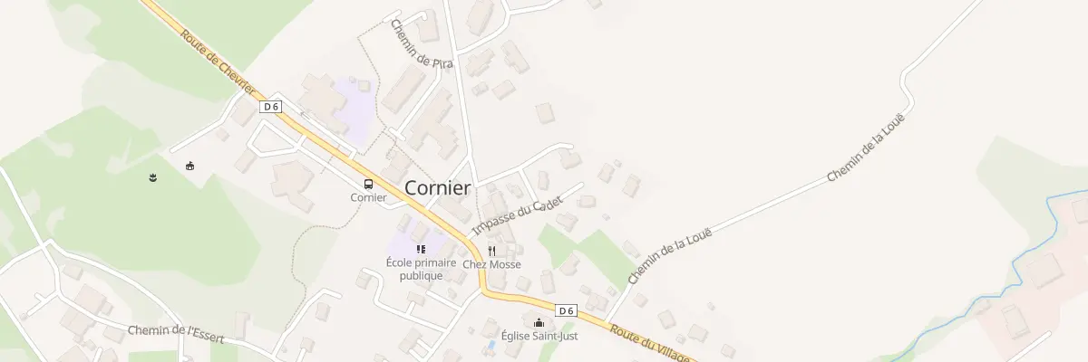 Plan du 65 Imp du Cadet à Cornier