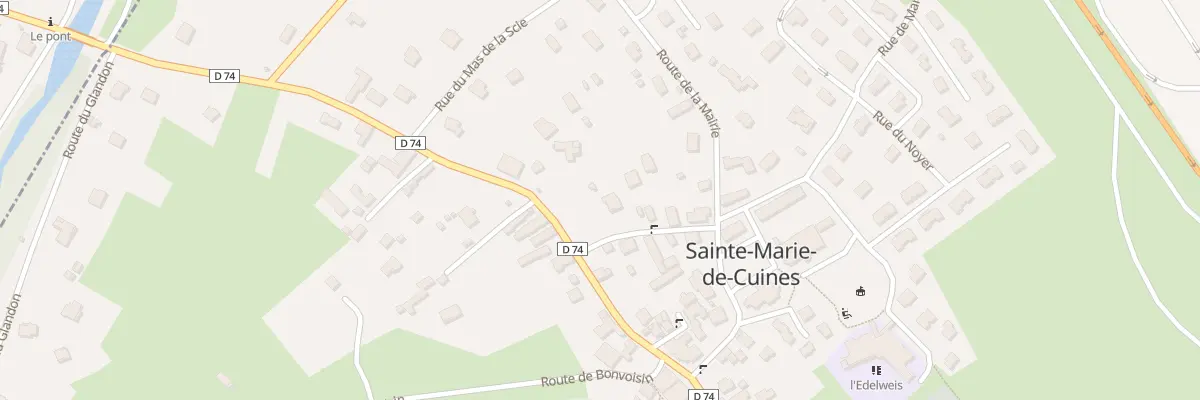 Plan du 50 Rue de l’Ecuard à Sainte-Marie-de-Cuines