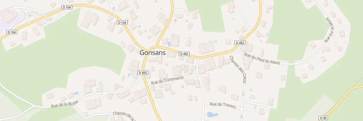 Plan du 6 Rte de Baume-les-dames à Gonsans