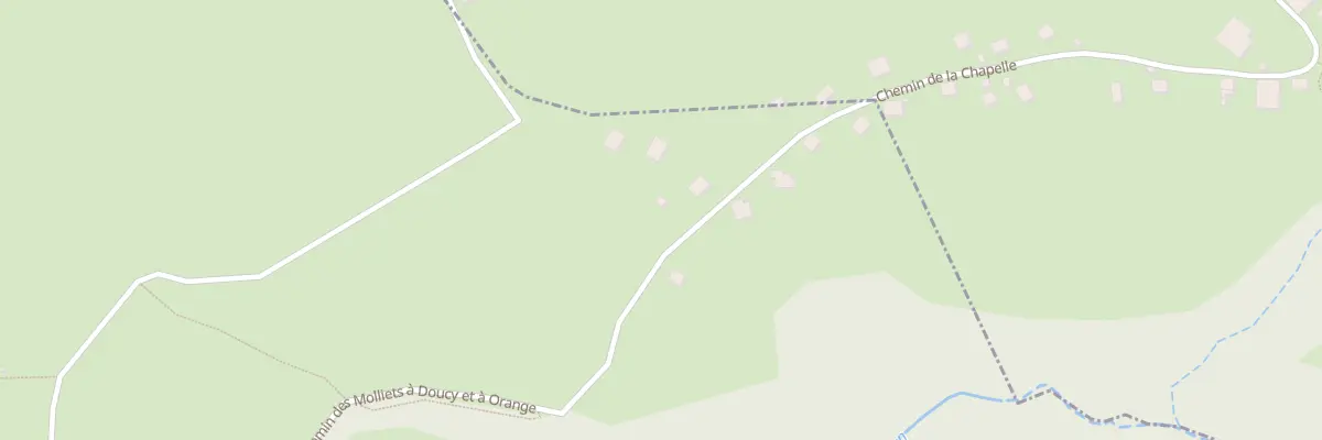 Plan du 600 Che de la Chapelle à Fillière
