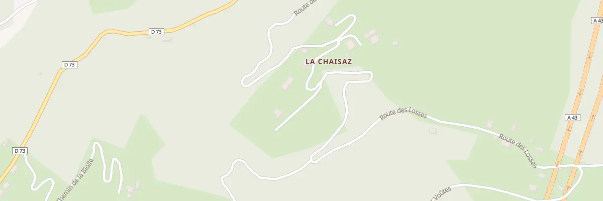 Plan du 5297 La Chaisaz à Saint-Georges-d’Hurtières