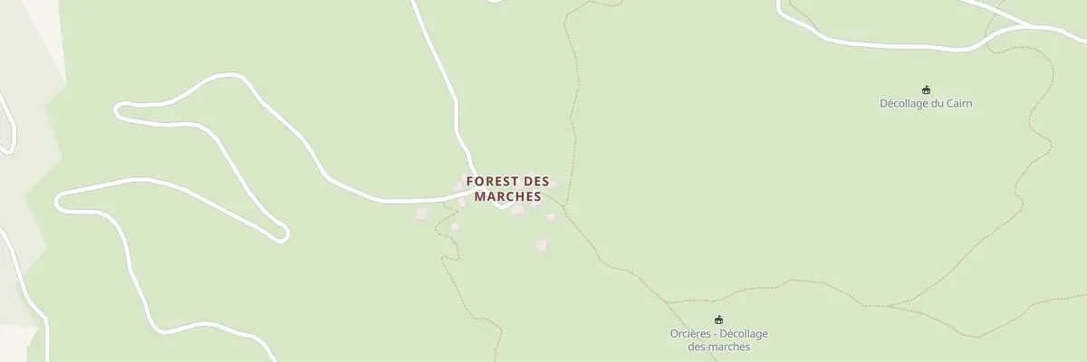 Plan du 4647 Rte des Meillères à Orcières