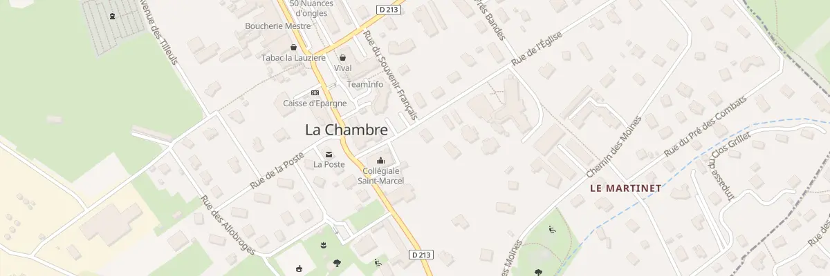 Plan du 38 Rue de l’Eglise à La Chambre