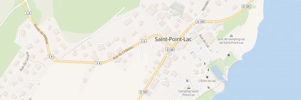 Plan du 1 Rue du Château à Saint-Point-Lac
