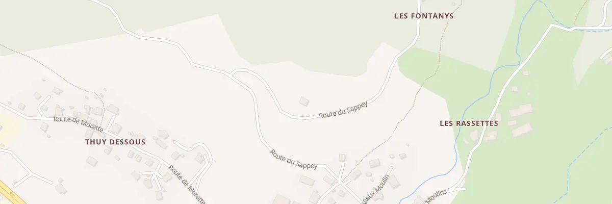 Plan du 579 Rte du Sappey à Thônes
