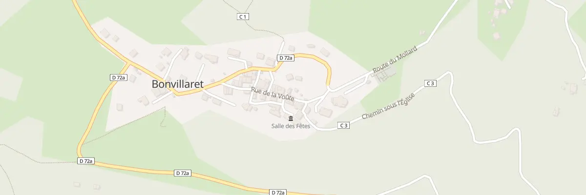 Plan du 5024 Bonvillaret à Bonvillaret