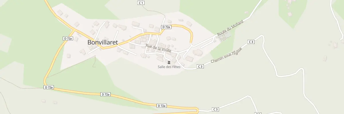 Plan du 5130 Bonvillaret à Bonvillaret