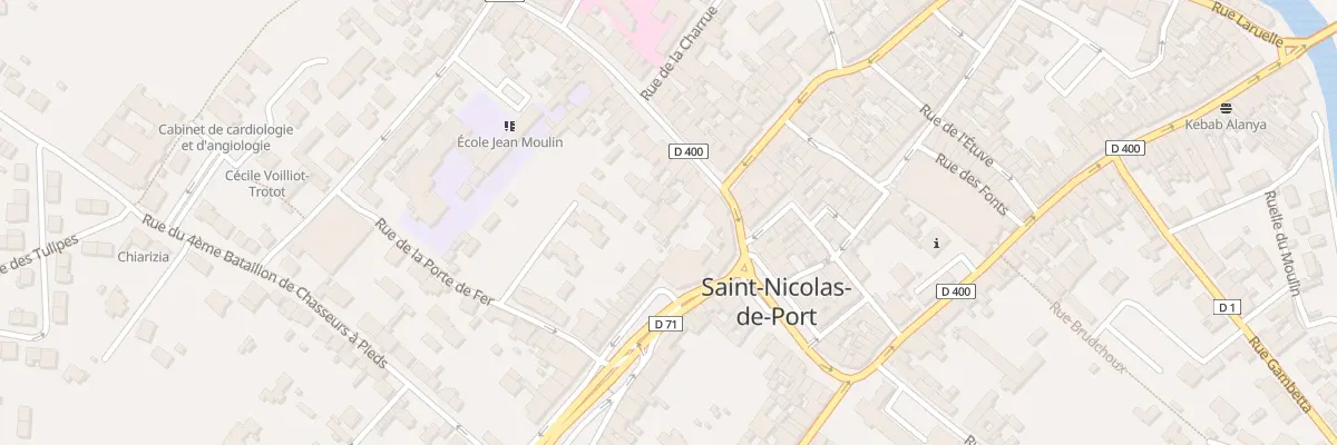 Plan du 7 Rue Charles Courtois à Saint-Nicolas-de-Port