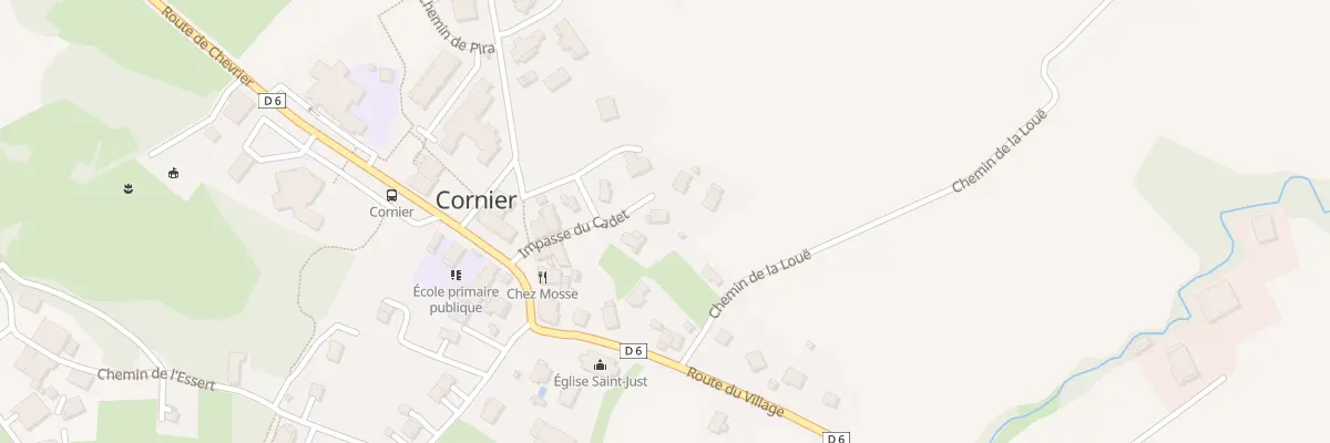 Plan du 68 Imp du Cadet à Cornier