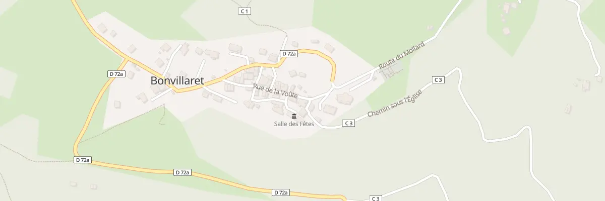 Plan du 5027 Bonvillaret à Bonvillaret