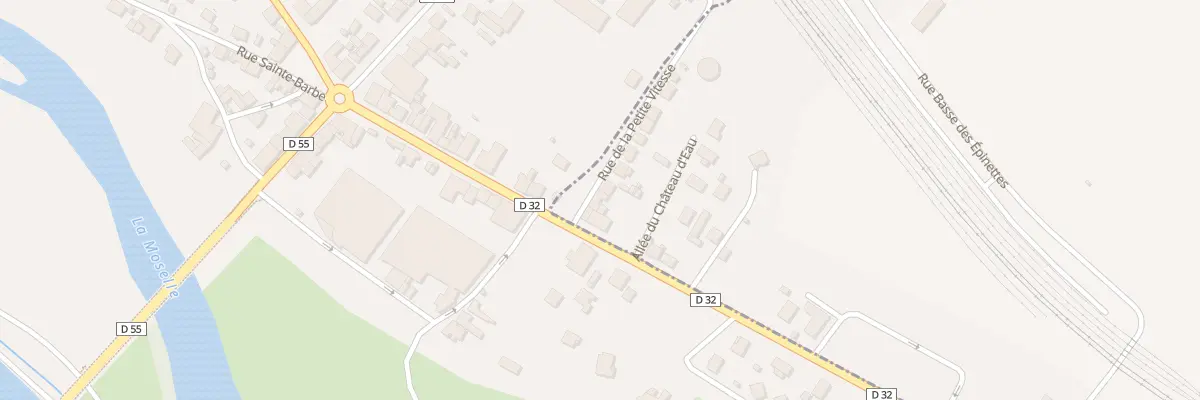 Plan du 3 Rue de la Petite Vitesse à Essegney