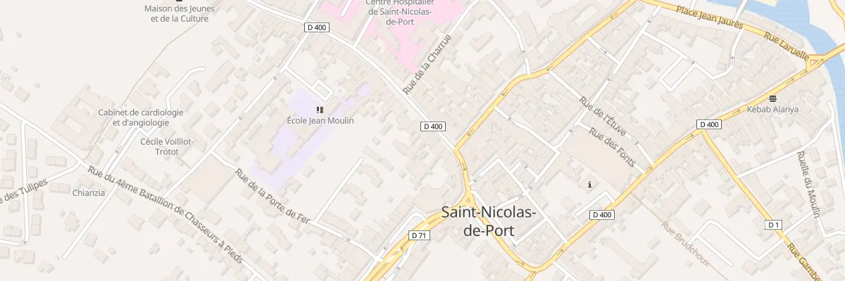 Plan du 13 Rue Charles Courtois à Saint-Nicolas-de-Port