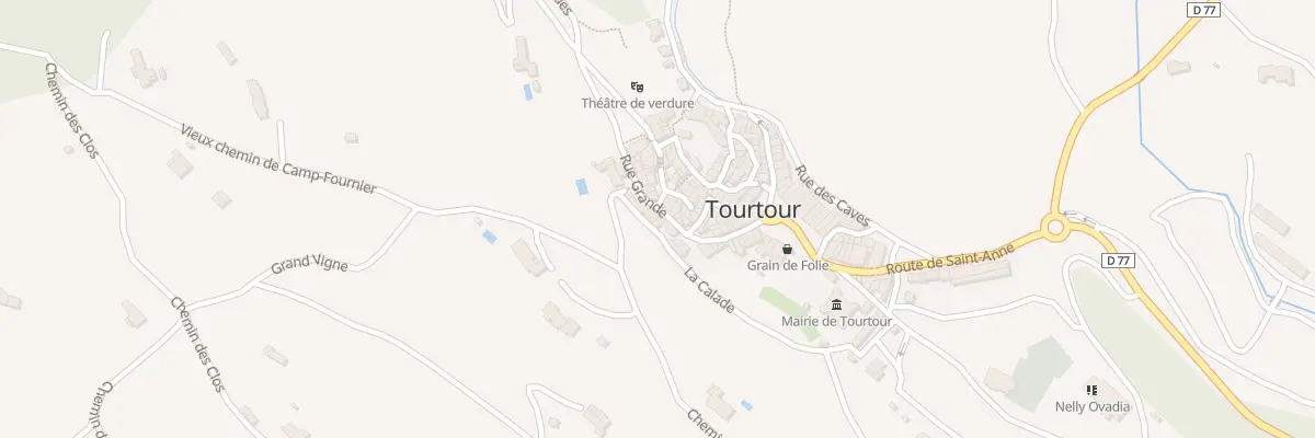 Plan du 5104 Le Village à Tourtour