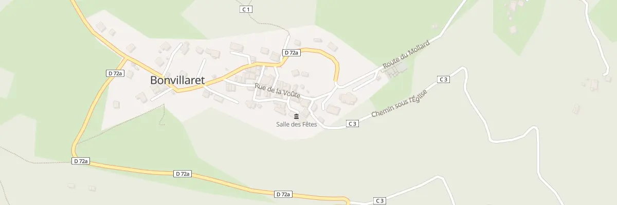 Plan du 5027A Bonvillaret à Bonvillaret