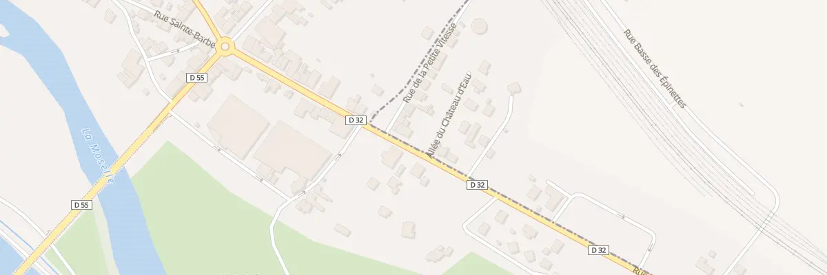 Plan du 81 Rte de Charmes à Essegney