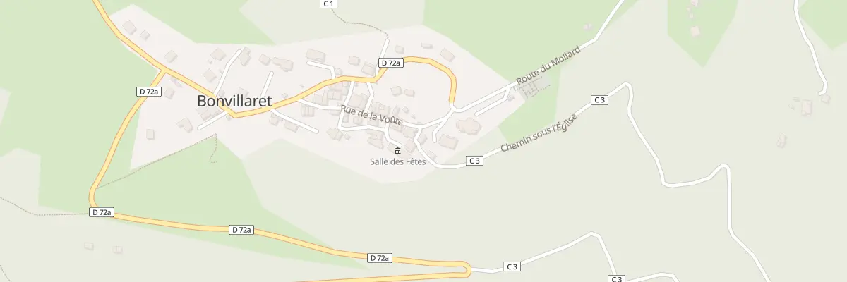 Plan du 5138 Bonvillaret à Bonvillaret