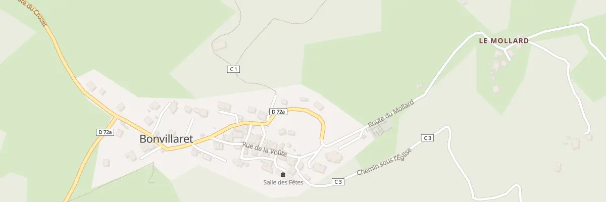 Plan du 5111A Bonvillaret à Bonvillaret