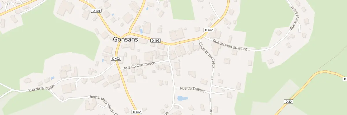 Plan du 1 Rue de la Vierge à Gonsans