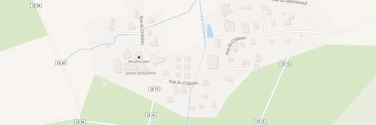 Plan du 445 Rue du Chateau à Évaux-et-Ménil